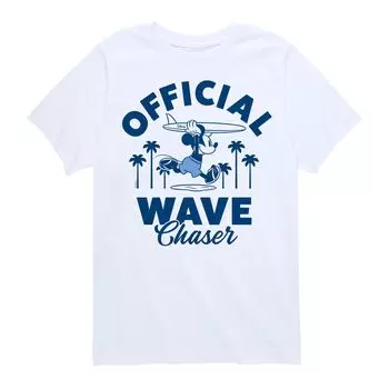 Футболка с изображением Микки Мауса для мальчиков 8–20 лет Disney's Wave Chaser Surf Disney, белый