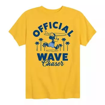 Футболка с изображением Микки Мауса для мальчиков 8–20 лет Disney's Wave Chaser Surf Disney, желтый