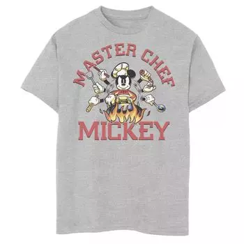 Футболка с изображением Микки Мауса и друзей Disney для мальчиков 8–20 лет Master Chef с изображением Микки Disney