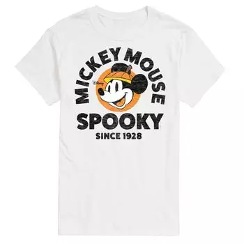Футболка с изображением Микки Мауса и друзей Disney's Big & Tall Spooky с 1928 года Licensed Character, белый