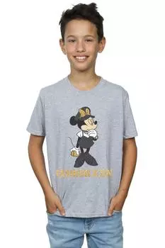 Футболка с изображением Минни Маус Fashion Icon Disney, серый