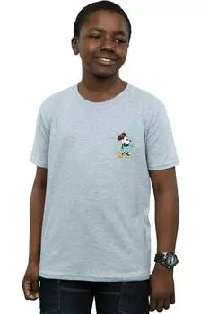 Футболка с изображением Минни Маус на груди Disney, серый