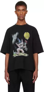 Футболка с изображением Монстр-Пони We11done, черный