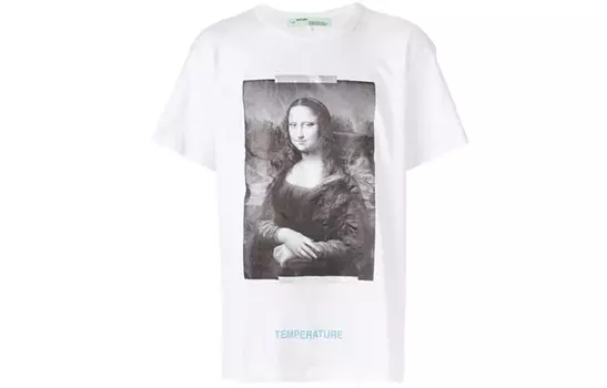 Футболка с изображением Моны Лизы Стрелы Off-White