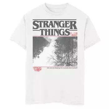 Футболка с изображением Netflix Stranger Things Upside для мальчиков 8–20 лет Licensed Character