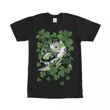 Футболка с изображением Невероятного Халка в стиле ретро из комиксов Marvel Shamrock Licensed Character