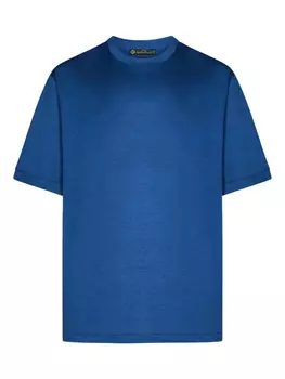 Футболка с изображением облака FRANZESE COLLECTION, синий