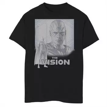 Футболка с изображением оружия Marvel WandaVision Vision The Sentient для мальчиков 8–20 лет Marvel