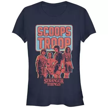 Футболка с изображением отряда и изображением портрета Stranger Things для юниоров Licensed Character