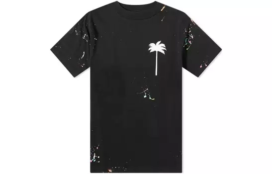 Футболка с изображением пальмы Palm Angels, черный