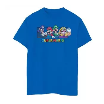 Футболка с изображением персонажа Nintendo Super Mario Bros. для мальчиков 8–20 лет Licensed Character