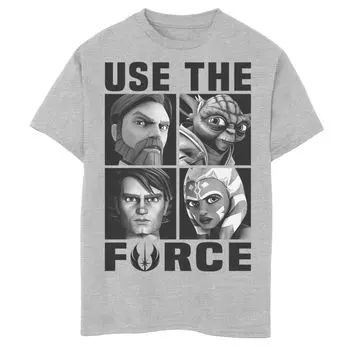 Футболка с изображением персонажа «Звездные войны: Войны клонов» для мальчиков 8–20 лет Star Wars