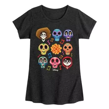 Футболка с изображением персонажей Disney's Coco Girls 7–16 лет Licensed Character