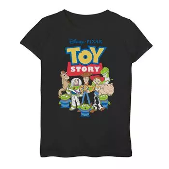 Футболка с изображением персонажей и логотипа Disney/Pixar для девочек 7–16 лет Licensed Character