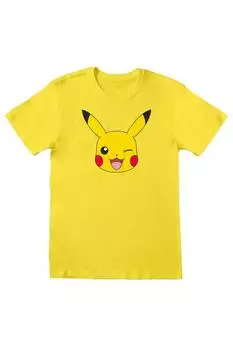Футболка с изображением Пикачу Pokemon, желтый