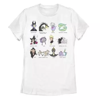 Футболка с изображением плаката и сетки Disney Villains для юниоров Licensed Character