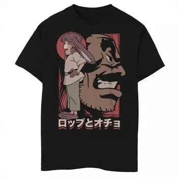 Футболка с изображением плаката Lop And Ocho для мальчиков 8–20 лет Star Wars