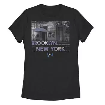 Футболка с изображением половинной банкноты Disney/Pixar Soul Juniors Brooklyn New York Licensed Character