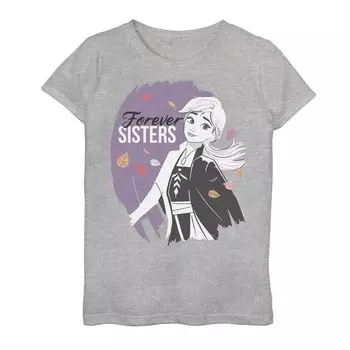 Футболка с изображением портрета Disney's Frozen 2 Anna для девочек 7–16 лет Forever Sisters Disney