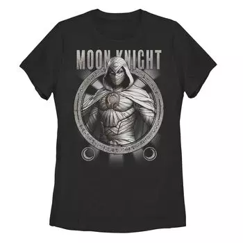 Футболка с изображением портрета и портрета в виде круга для юниоров Marvel Moon Knight Team Licensed Character