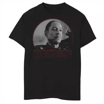 Футболка с изображением портрета «Темный круг» для мальчиков 8–20 лет «Звездные войны: Мандалорец Мофф Гидеон» Star Wars