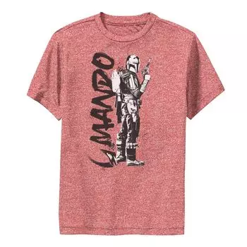 Футболка с изображением портрета «Звездные войны: Мандалорец» для мальчиков 8–20 лет Star Wars