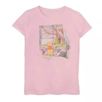 Футболка с изображением «Пяташка и Пух» для девочек 7–16 лет «Винни-Пух» Disney's. Disney
