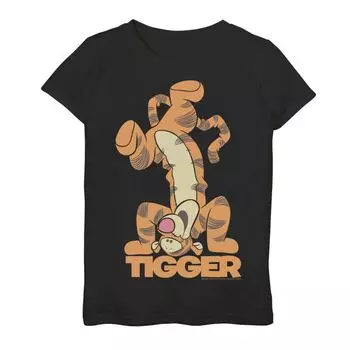 Футболка с изображением прыгающего тигра для девочек 7–16 лет Disney's Winnie The Pooh Licensed Character