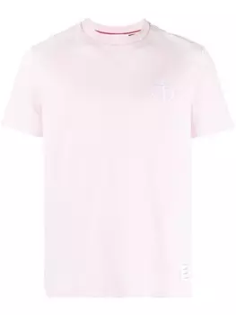 Футболка с изображением якоря Тома Брауна Thom Browne, розовый