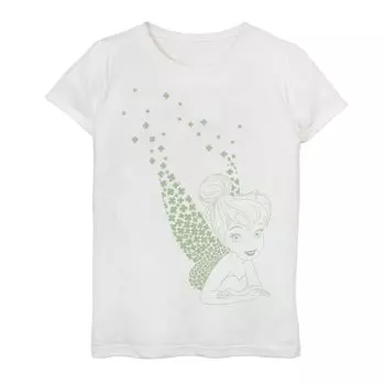 Футболка с изображением разбросанного портрета Disney's Tinker Bell для девочек 4–16 лет Disney