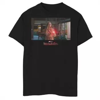 Футболка с изображением Scarletvision Photo Real для мальчиков 8–20 лет Marvel Wandavision Marvel