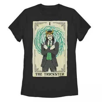 Футболка с изображением Таро Marvel Loki Trickster для юниоров Licensed Character