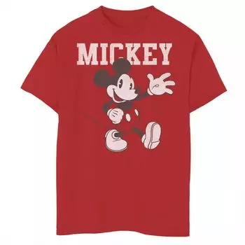 Футболка с изображением Волны и портрета Микки Мауса для мальчиков 8–20 лет Disney's «Микки Маус и друзья» Disney