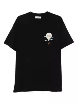 Футболка с изображением воздушного шара FLNEUR, черный