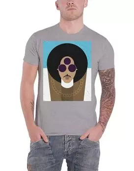 Футболка с изображением возраста Prince, серый