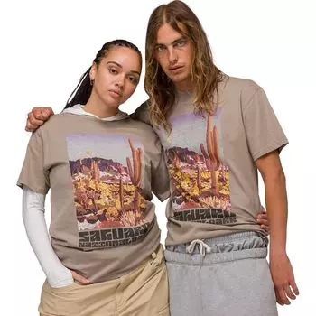 Футболка с кактусами сагуаро Parks Project, серый