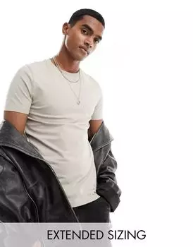 Футболка с каменным кроем ASOS