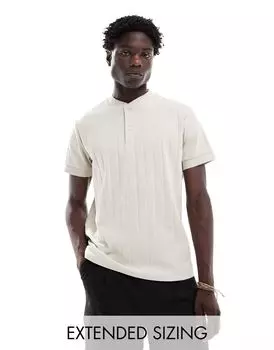 Футболка с каменным воротником ASOS DESIGN