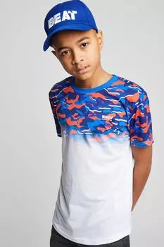 Футболка с камуфляжным принтом «Battle» Beat Boyz Club, белый