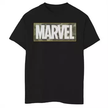 Футболка с камуфляжным принтом и логотипом Marvel для мальчиков 8–20 лет Licensed Character