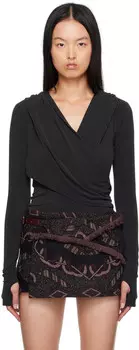 Футболка с капюшоном и длинным рукавом HYEIN SEO