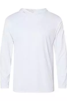 Футболка с капюшоном и длинными рукавами Holloway Momentum, белый