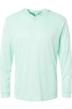 Футболка с капюшоном и длинными рукавами Paragon Bahama Performance, мятно-зеленый