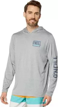 Футболка с капюшоном и длинными рукавами Trvlr UPF O'Neill, цвет Heather Grey