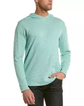 Футболка с капюшоном Vince Double Face, зеленый