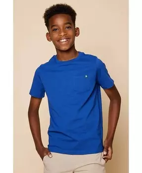 Футболка с карманами и короткими рукавами B by Big Boys Brooks Brothers, белый