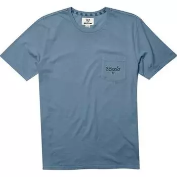 Футболка с карманами и короткими рукавами Dynasty мужская Vissla, цвет Faded Denim