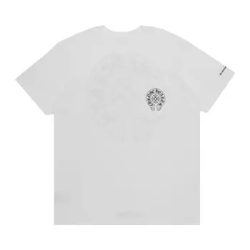 Футболка с карманами и логотипом Chrome Hearts Horseshoe, цвет Белый