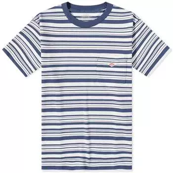 Футболка с карманами в полоску Danton