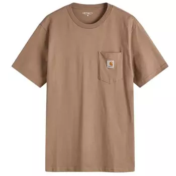 Футболка с карманом Carhartt Wip, цвет branch